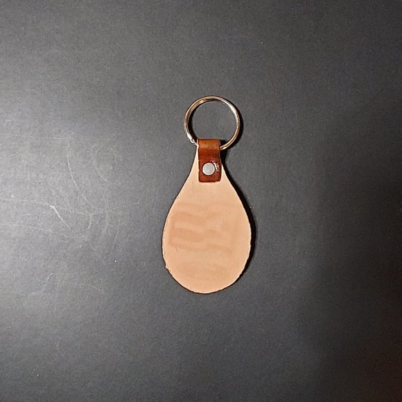 Puerto Rico handmade leather bracelet and key holder - Picture 4 of 4